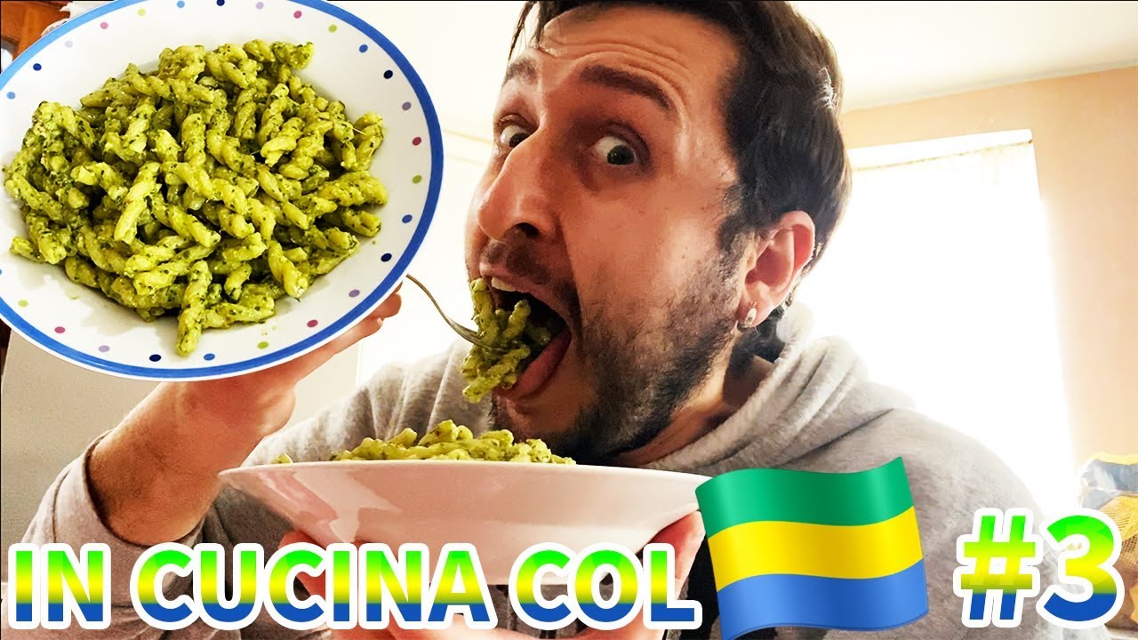 PASTA AL PESTO ALLA GABONESE!!! IN CUCINA COL GABON #3