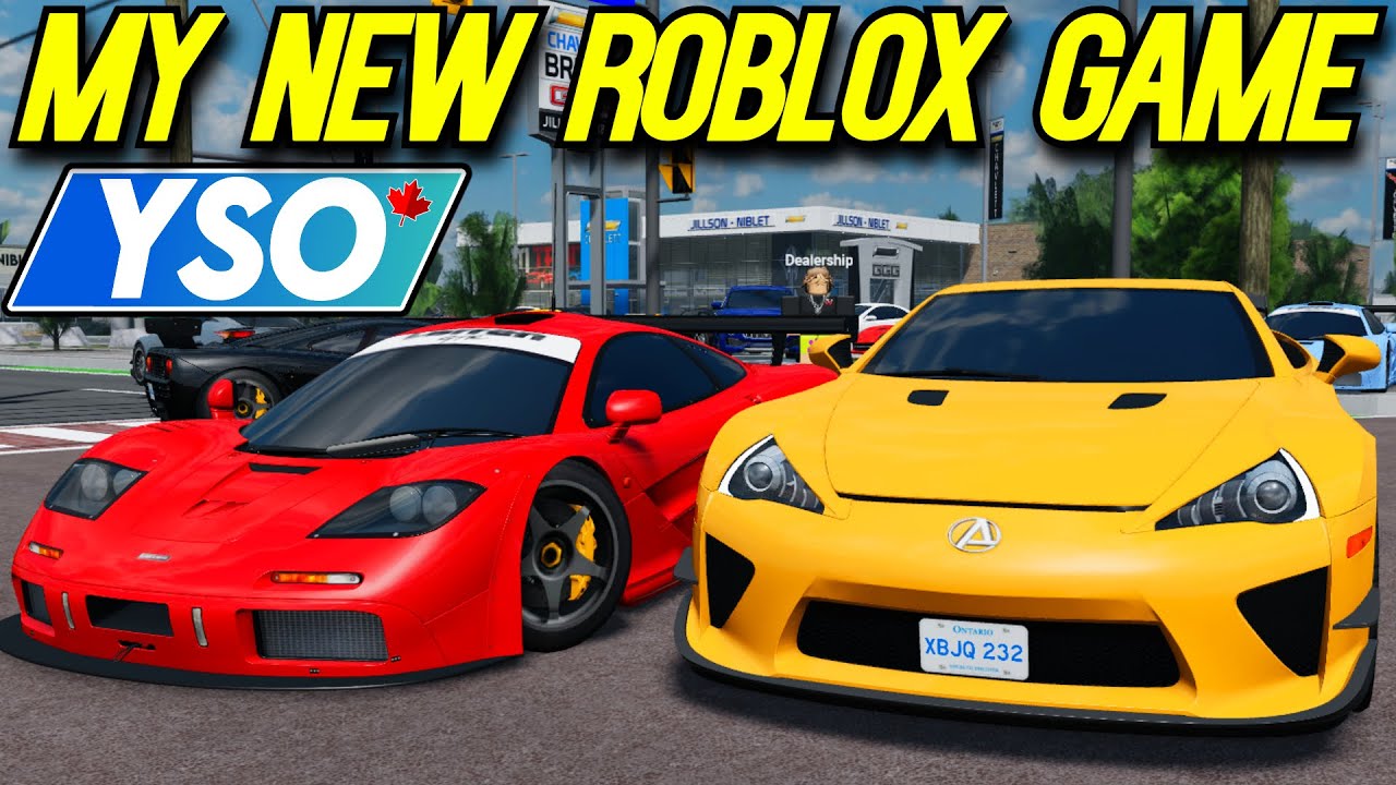 Я создал новую игру Roblox с машинами! (Янг-стрит, Онтарио)