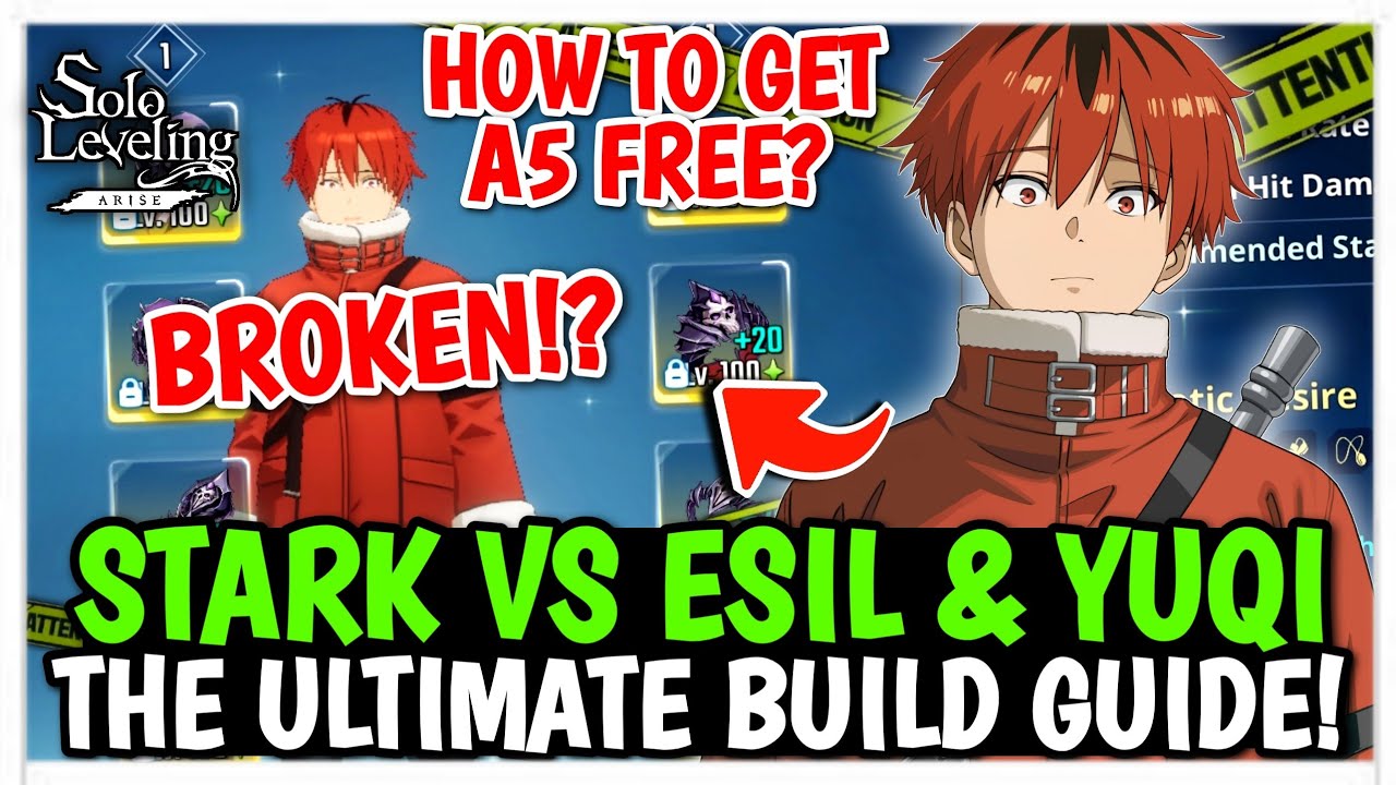 HOW TO GET FREE A5 STARK! THE ULTIMATE BUILD & GAMEPLAY GUIDE (OVERPOWERED) - Solo Leveling: Arise