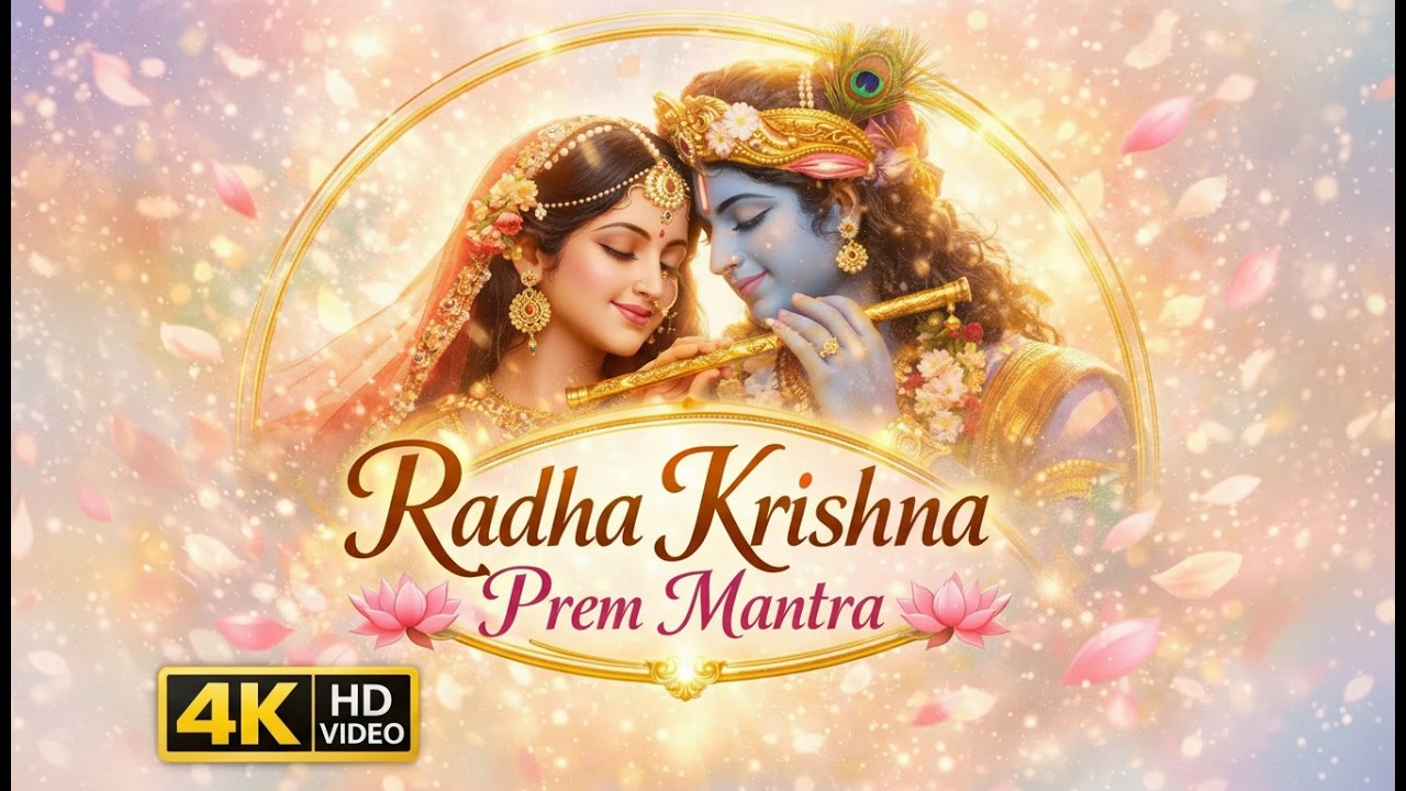 🌸 Title: Radha Krishna Prem Mantra – Eternal Divine Love Chant 🌸 | New 4K HD Video Song 2026