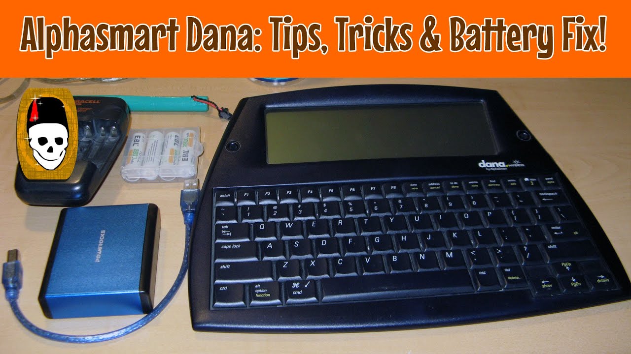 Alphasmart Dana: Tips and Tricks and Battery Fix