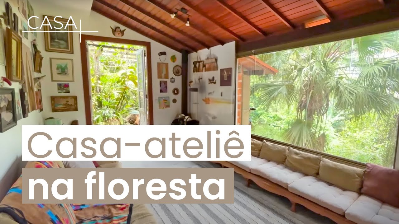 ARTE e NATUREZA na Floresta da Tijuca: a casa-ateliê de João Fasolino