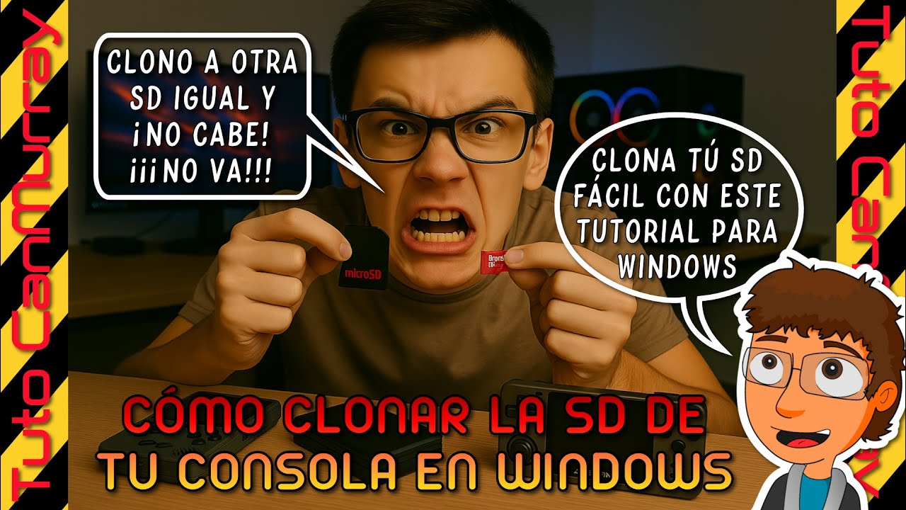 Cómo Clonar la SD de Anbernic, Data Frog, Arcade Stick, Pandora Box, PowKiddy, KinHank, Miyoo, Pi...