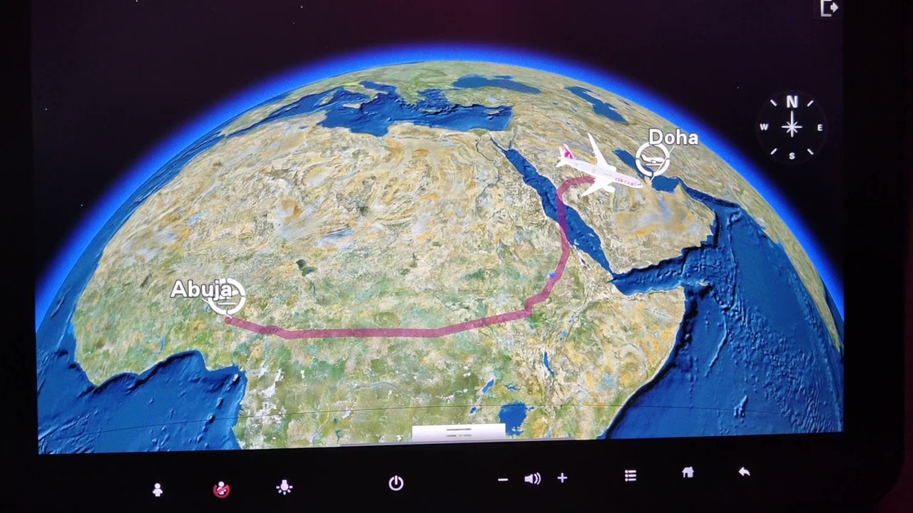 3D map BANGALORE TO ABUJA