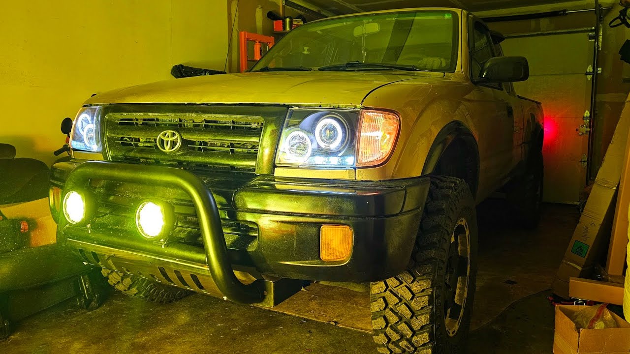 Is a Bull Bar Worth It? 1st Gen Tacoma Install & Light Test