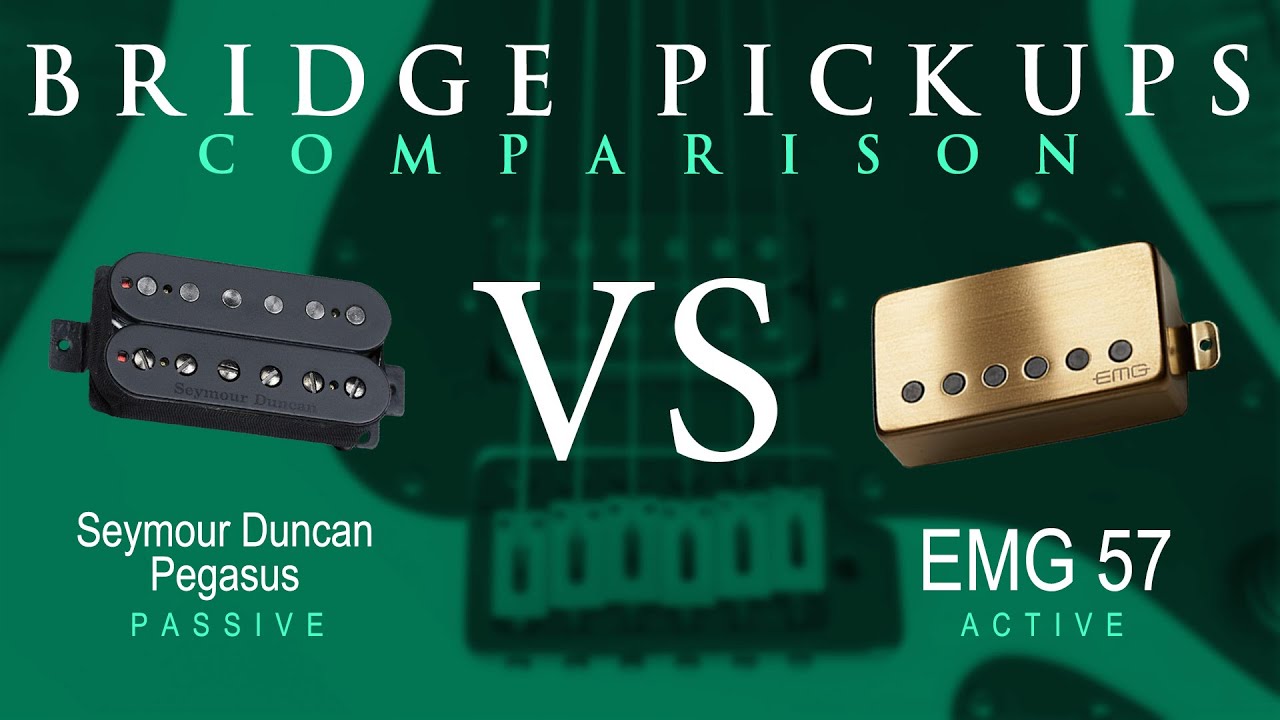 Seymour Duncan PEGASUS vs EMG 57 - Bridge Pickup Guitar Comparison / Demo