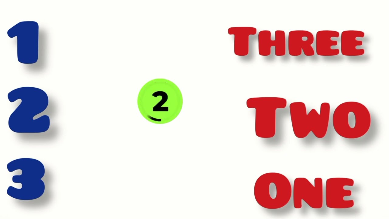 1234 numbers matching there's spellings | worksheet for kids| kidzy colorzy