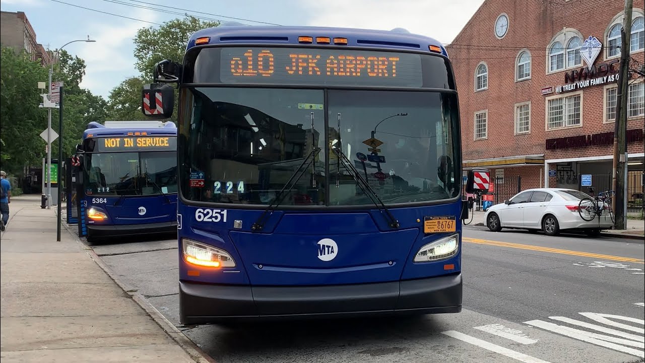 JFK Airport Bound 2020 New Flyer XD60 Xcelsior 6251✈️Q10 Local Bus From 80th Rd To Liberty Av