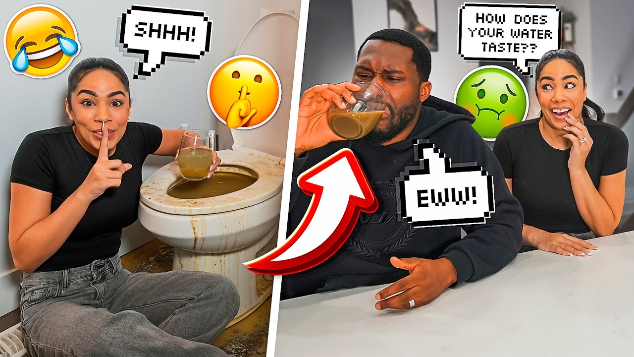 Giving My Husband TOILET WATER To Drink! *ULTIMATE REVENGE PRANK*