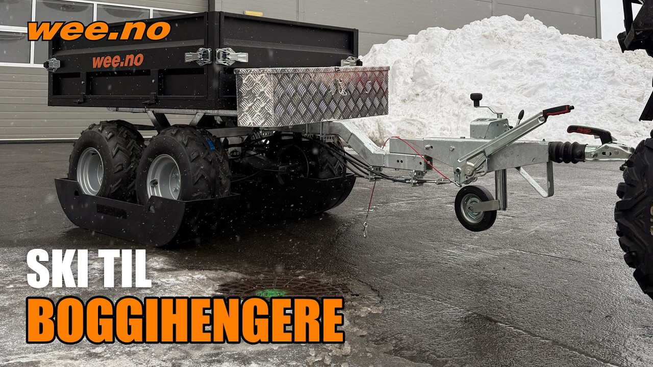Hvordan ta på ski til boggihenger