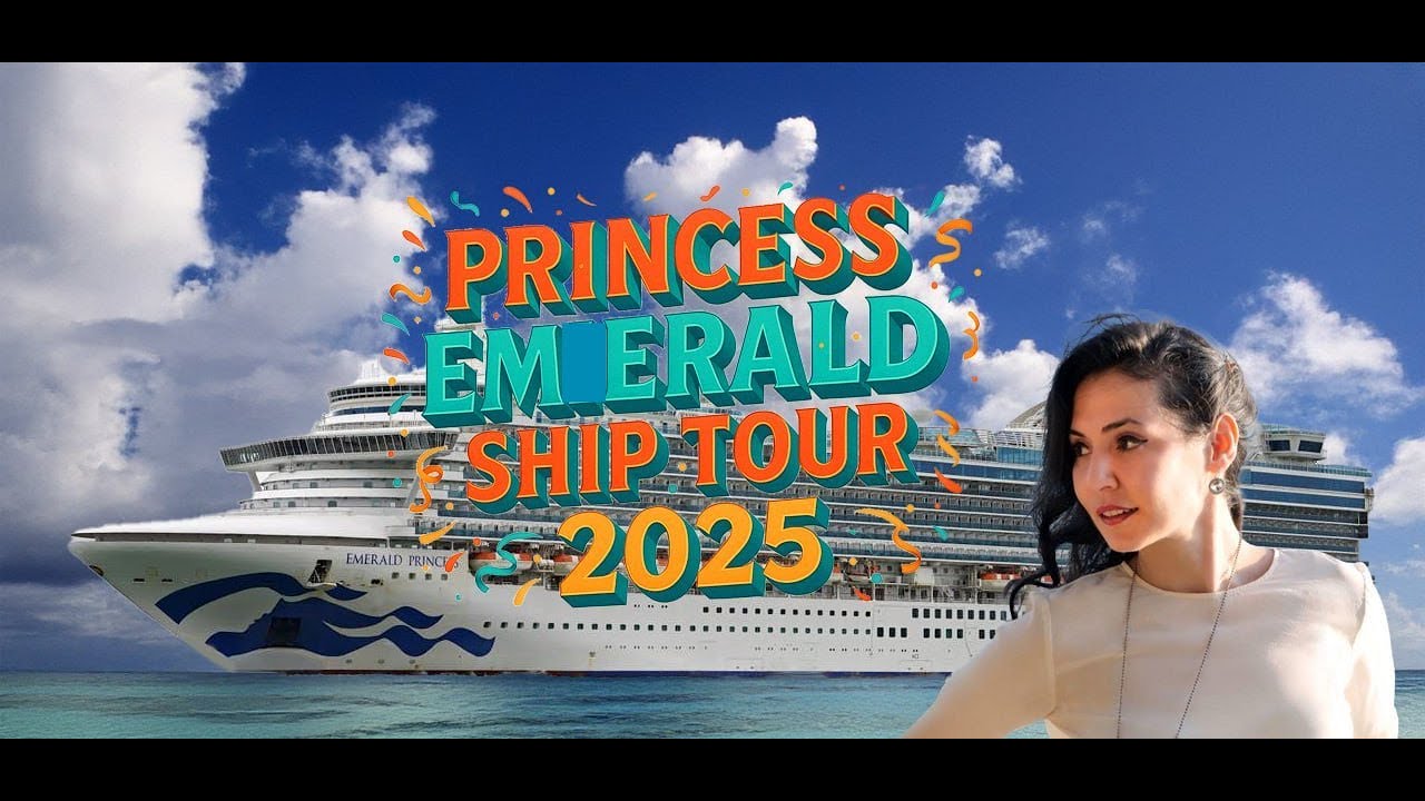 Emerald Princess CruiseShip Tour . Panama Canal, March 2025