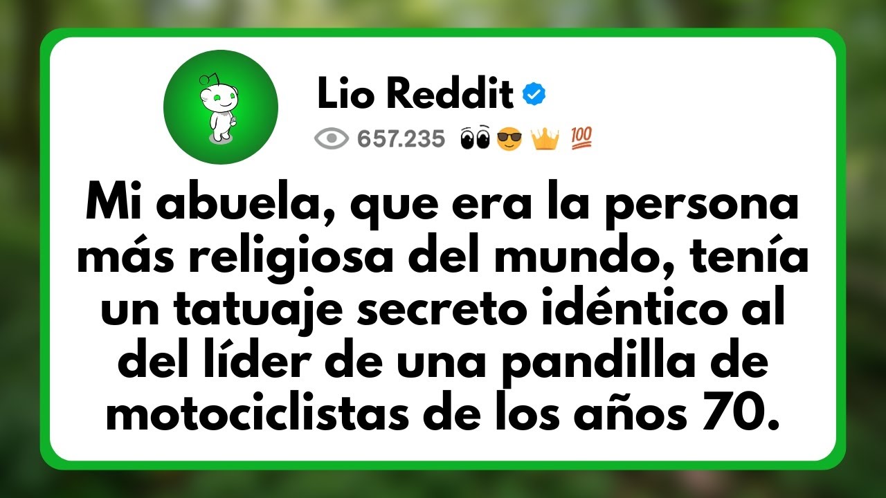 Mi Abuela, que era la Persona más Religiosa del Mundo, tenía un Tatuaje Secreto Idéntico al del...