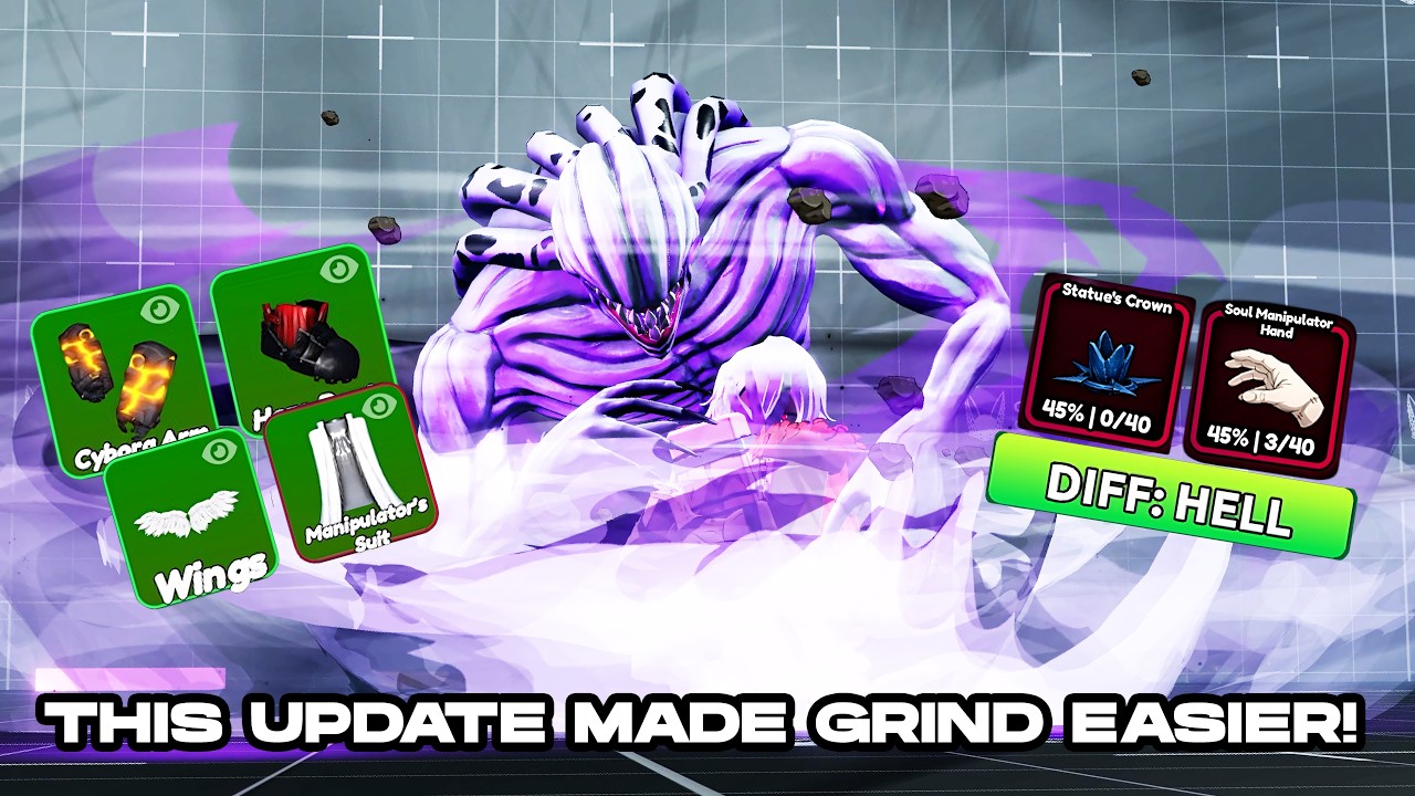 NEW UPDATE MADE GRINDING MUCH BETTER IN ANIME FINAL QUEST! (Cosmetics, difficulty, more)