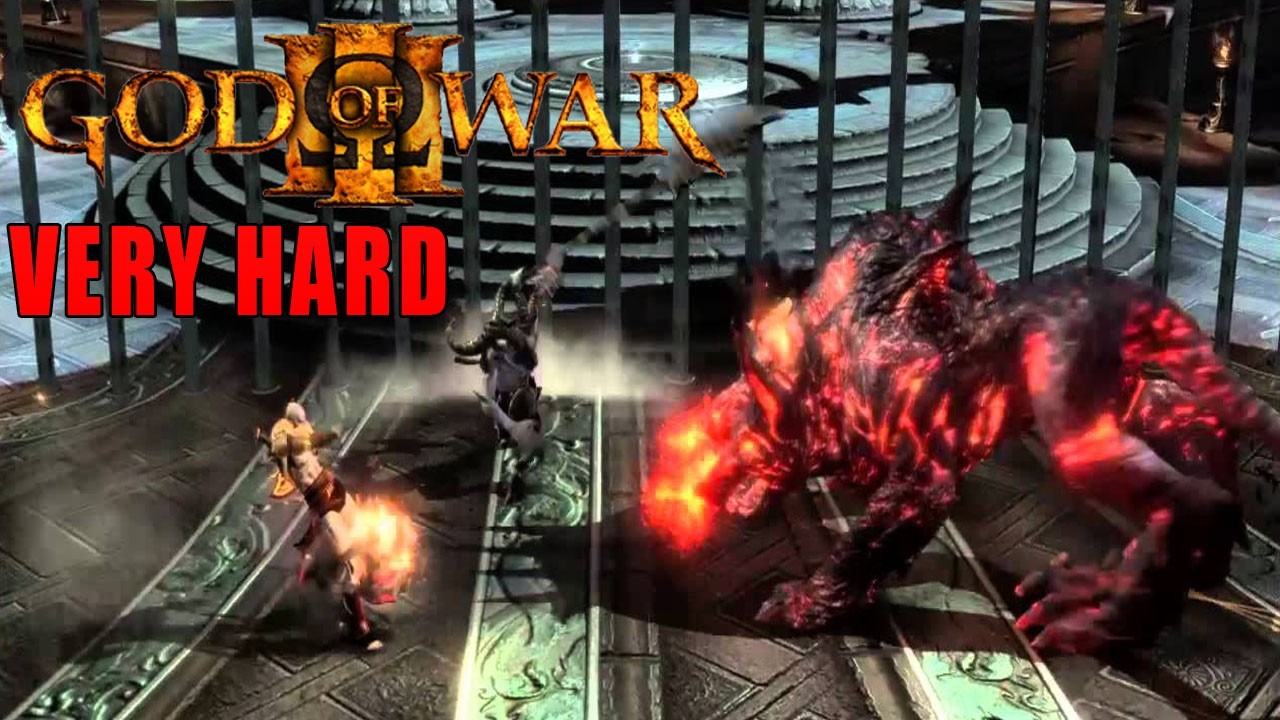 GOD OF WAR 3 DUBLADO  PT - BR NO MODO CAOS/VERY HARD KRATOS VS CERBERUS & SÁTIRO SEM O PODER GORGONA