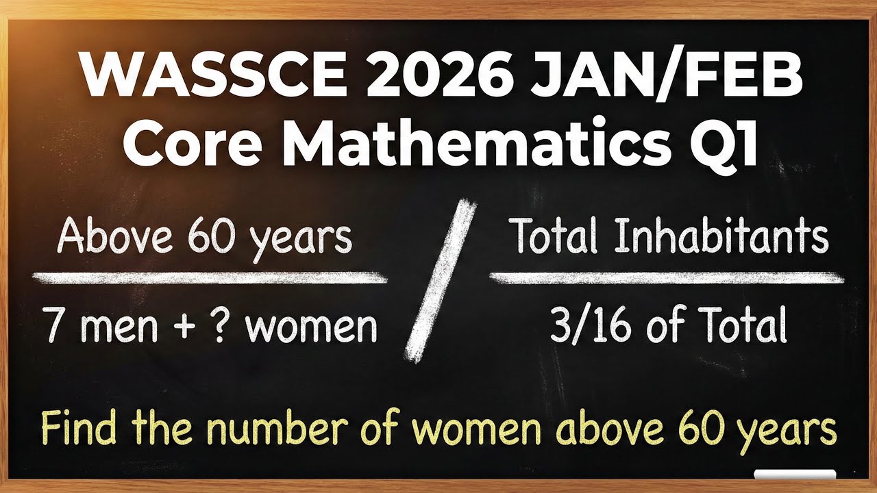 WASSCE 2026: Solve Fraction Word Problems WITHOUT Algebra! (Easy Visual Trick)