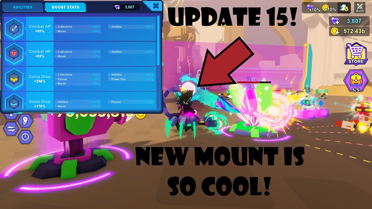 ROBLOX,BOT CLASH,UPDATE 5! NEW MOUNT LOOKS SO COOL, TON OF NEW STUFF TOO!