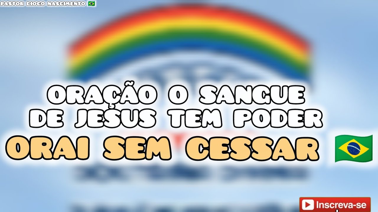 A ORAÇÃO DO SOCORRO DE DEUS COM PASTOR DIOGO NASCIMENTO 🇧🇷