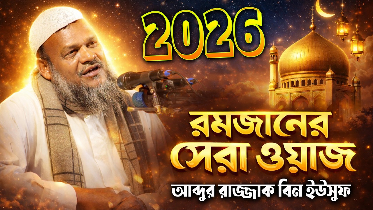 আব্দুর রাজ্জাক রমাজানের সেরা ওয়াজ │ শায়খ আব্দুর রাজ্জাক বিন ইউসুফ │abdur razzak bin yousuf full waz