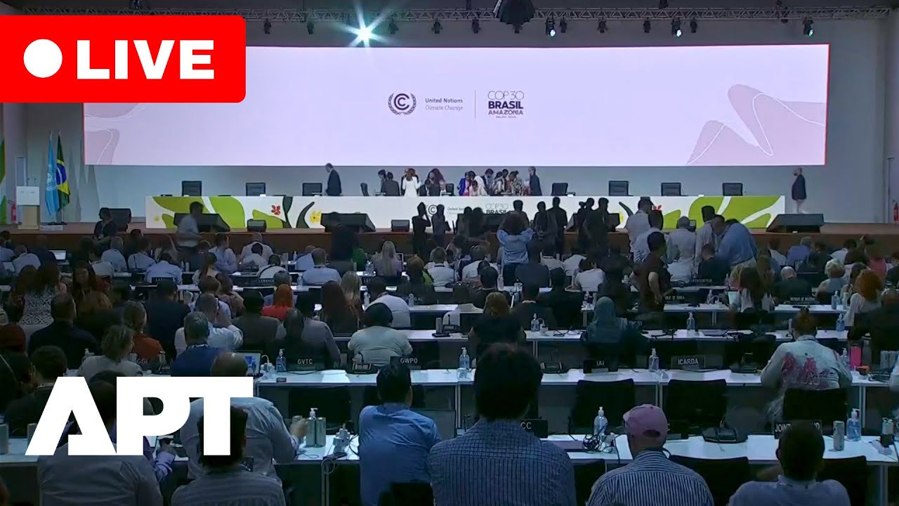 LIVE | COP30 Closing Plenary &ndash; UN Climate Conference Adopts Final Decisions in Bel&eacute;m | APT