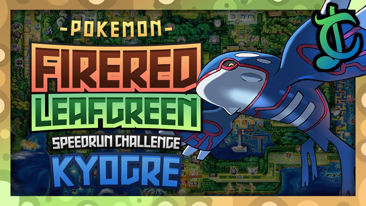 How Fast Can You Beat Pokemon FireRed/LeafGreen With Only a Kyogre? (No Items Speedrun Challenge)