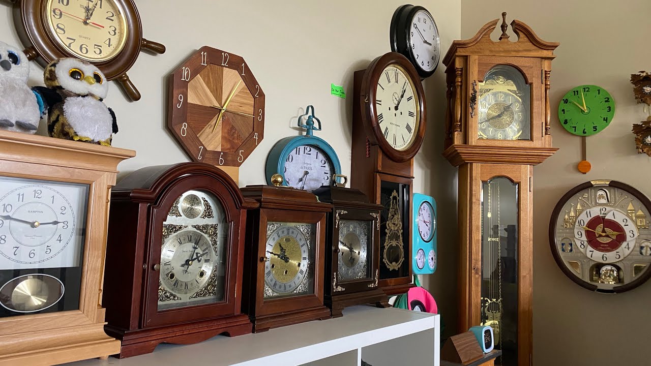 My clock collection in August!
