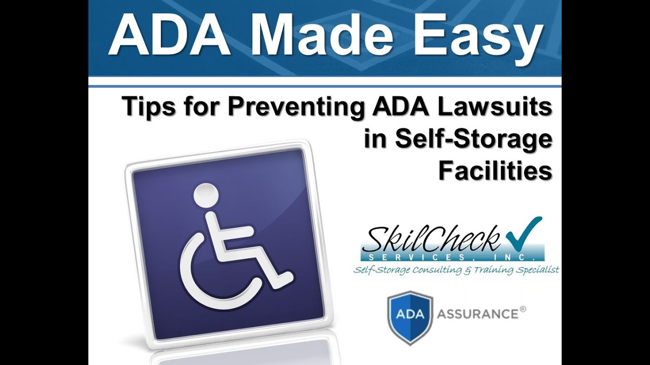 4 Tips for Preventing ADA Lawsuits in Self-Storage Facilities | Self-Storage Management