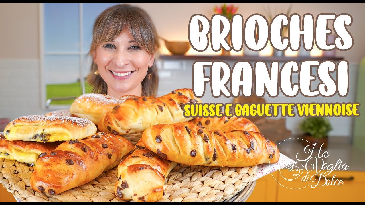 BRIOCHE SUISSE E BAGUETTE AU CHOCOLAT con UN SOLO IMPASTO ricetta Ho Voglia di Dolce