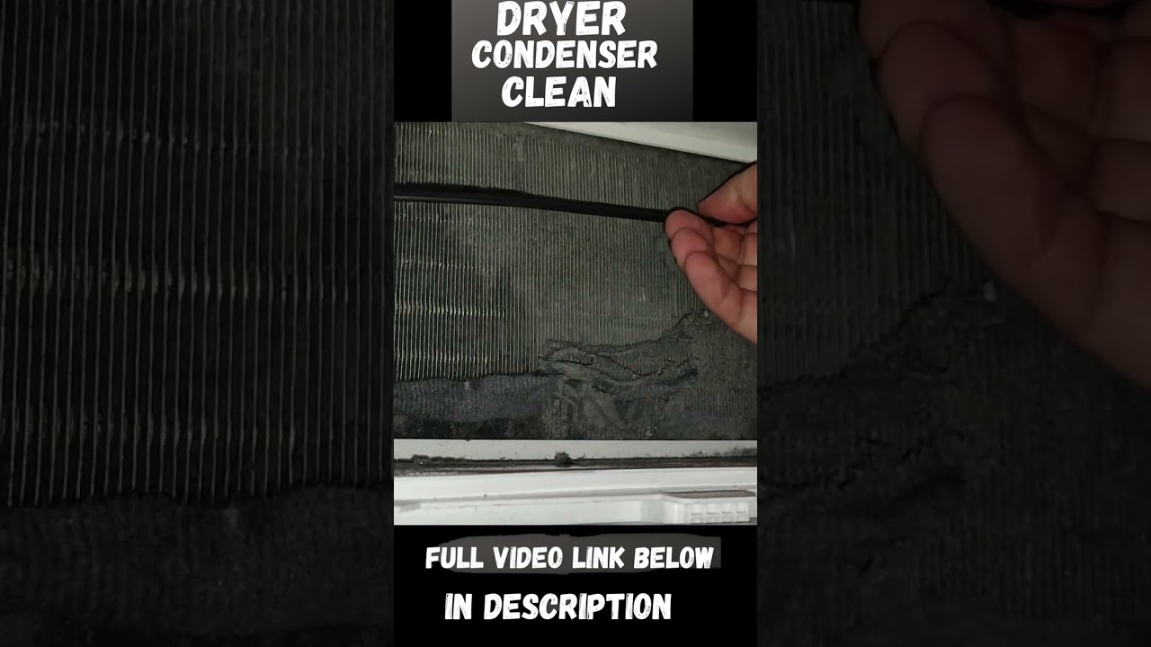 Dryer Condenser Clean #shorts