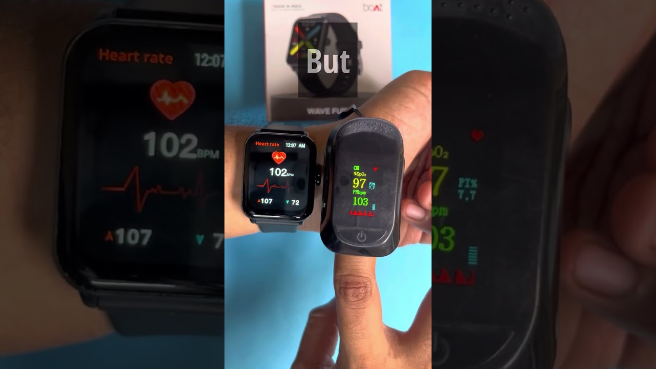 Boat Wave Fury Smartwatch Test | Heartrate sensor accuracy