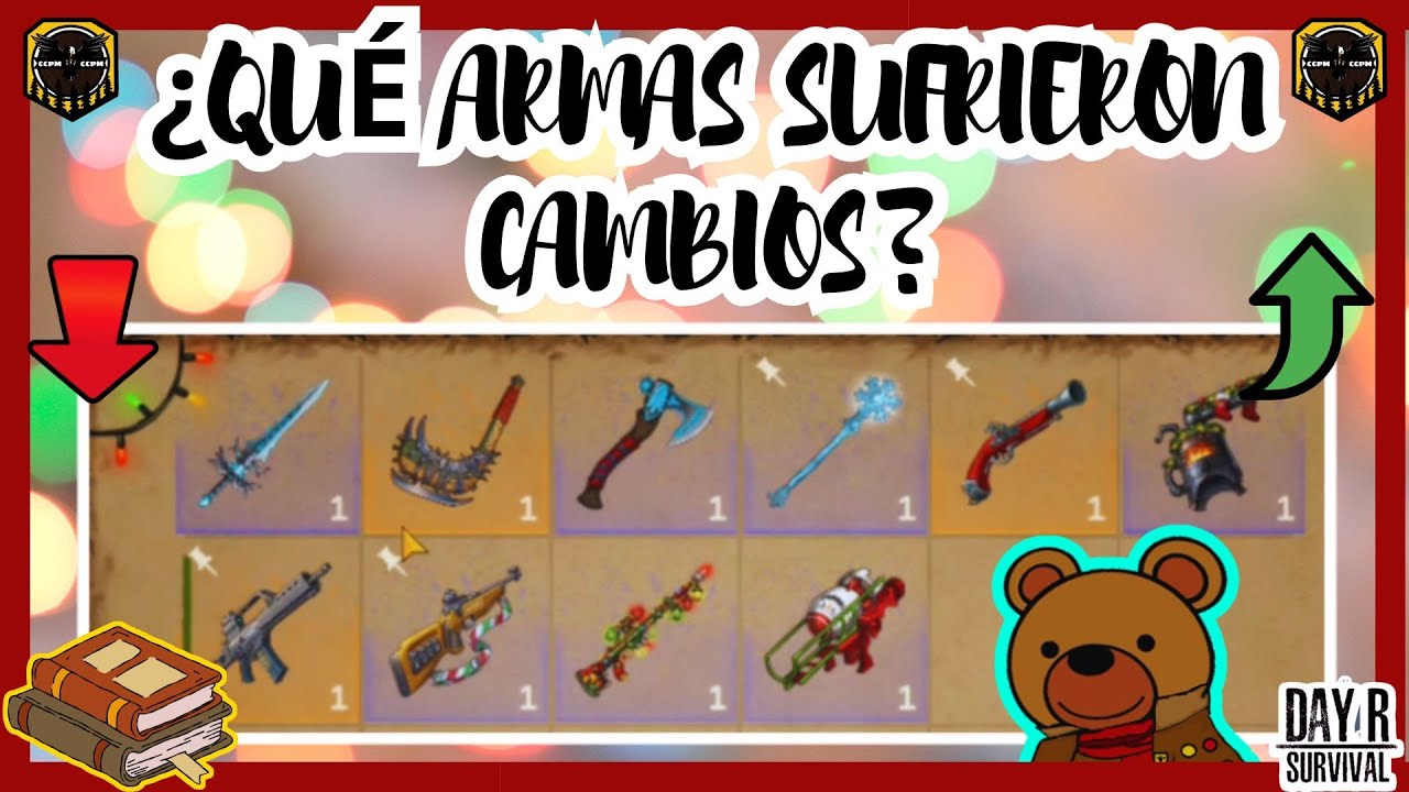 Day R Survival: Cambios en las armas y 3 nuevas armas