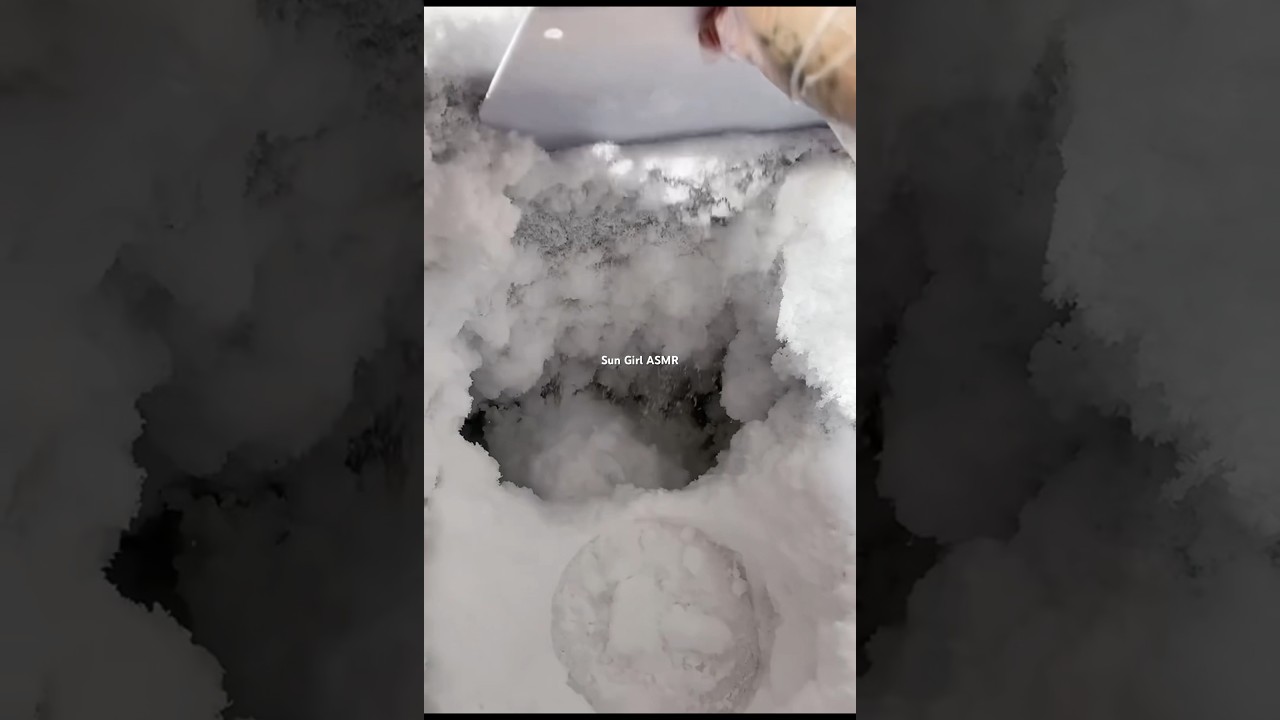 ASMR FREEZER FROST SCRAPING