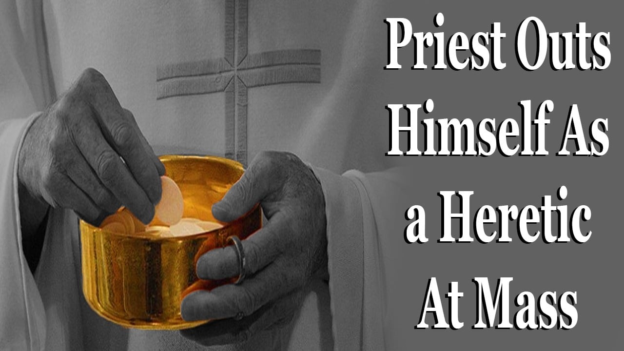 Priest Publicly Excommunicates Himself At Mass