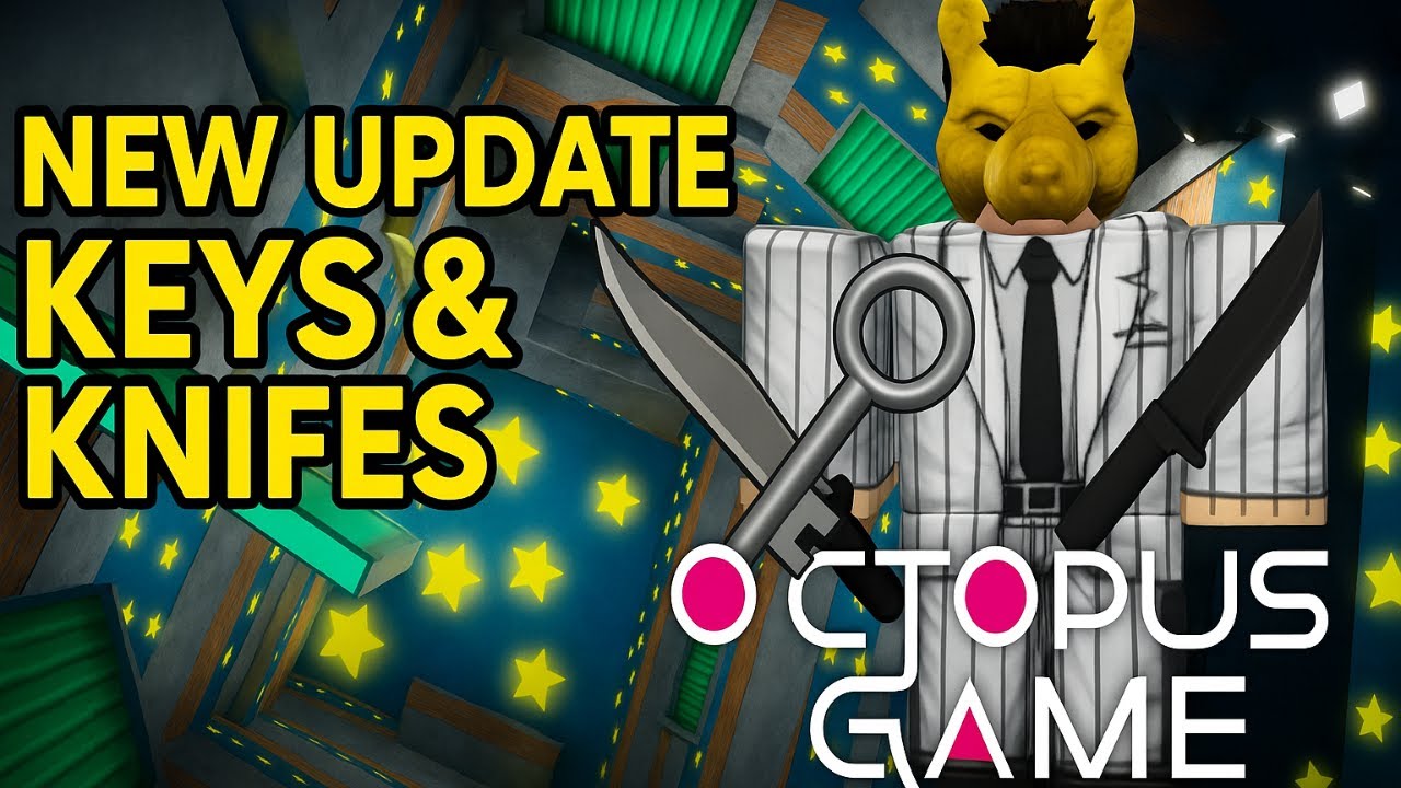 🦑 Octopus Game – 🔑 KEYS & 🔪 KNIVES+🚦JUMP ROPE (SEASON 3 SQUID GAME UPDATE) – Roblox