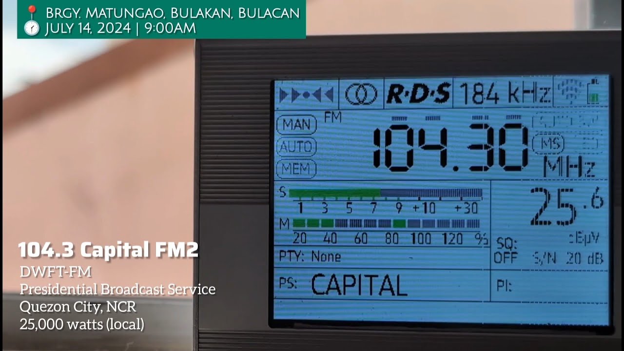 FM Radio Surfing | Bulakan, Bulacan, Philippines 🇵🇭 (Northern Metro Manila) | July 14, 2024