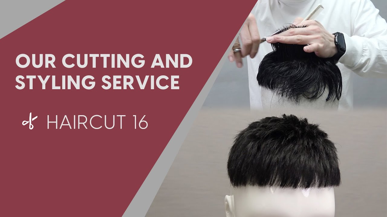 Pre-Cut Hairpieces (16): Hairstyle LD058 Hair System Cut-In and Styling Service by Lordhair