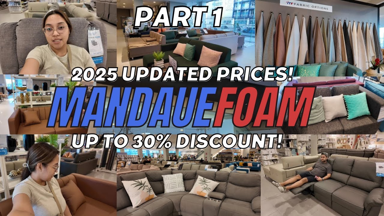 MANDAUE FOAM | SOFA, SOFA BED & RECLINERS | 2025 PRICE UPDATE | Dan and Dowen