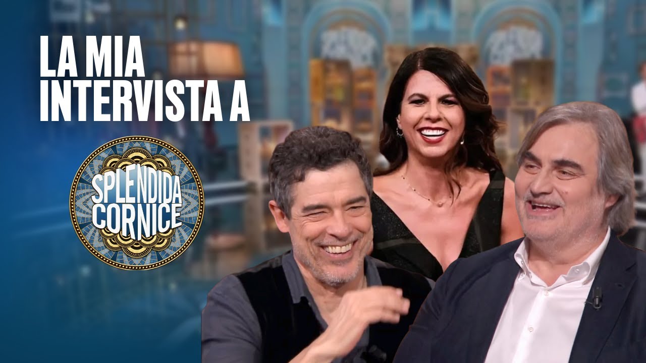 La mia intervista a Splendida Cornice con Geppi Cucciari e Alessandro Gassman