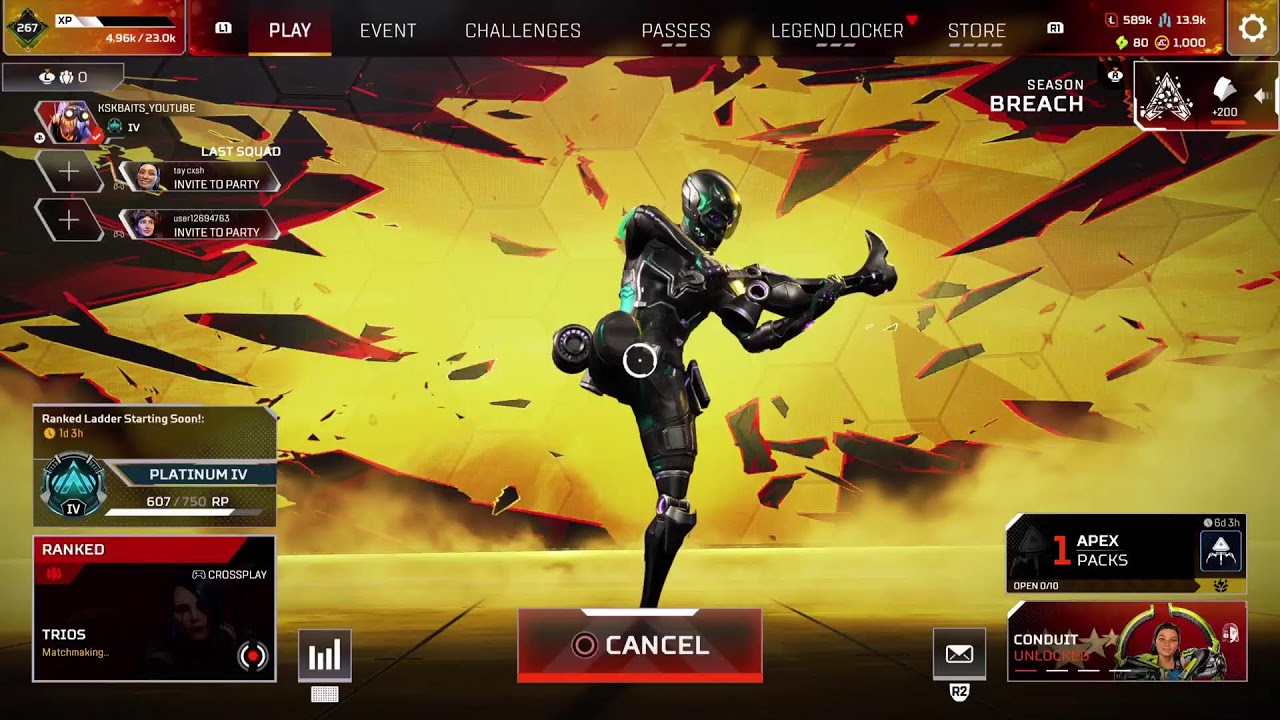 Apex Legends ranked league solo queue free gameplay ソロランク　プレデター　マスター　ダイヤ　プラチナ　ゴールド　シルバー　ブロンズ　オクタン
