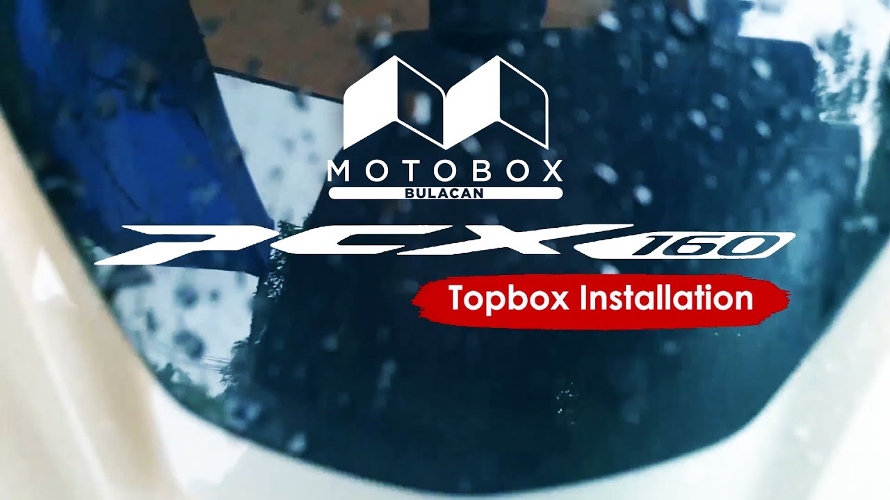 How to install top box on PCX 150 / PCX 160 - SEC Omni + SEC 47L Topbox