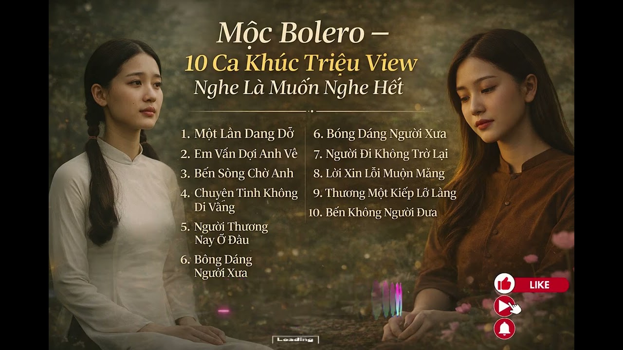 Mộc Bolero – 10 Ca Khúc Triệu View Nghe Là Muốn Nghe Hết