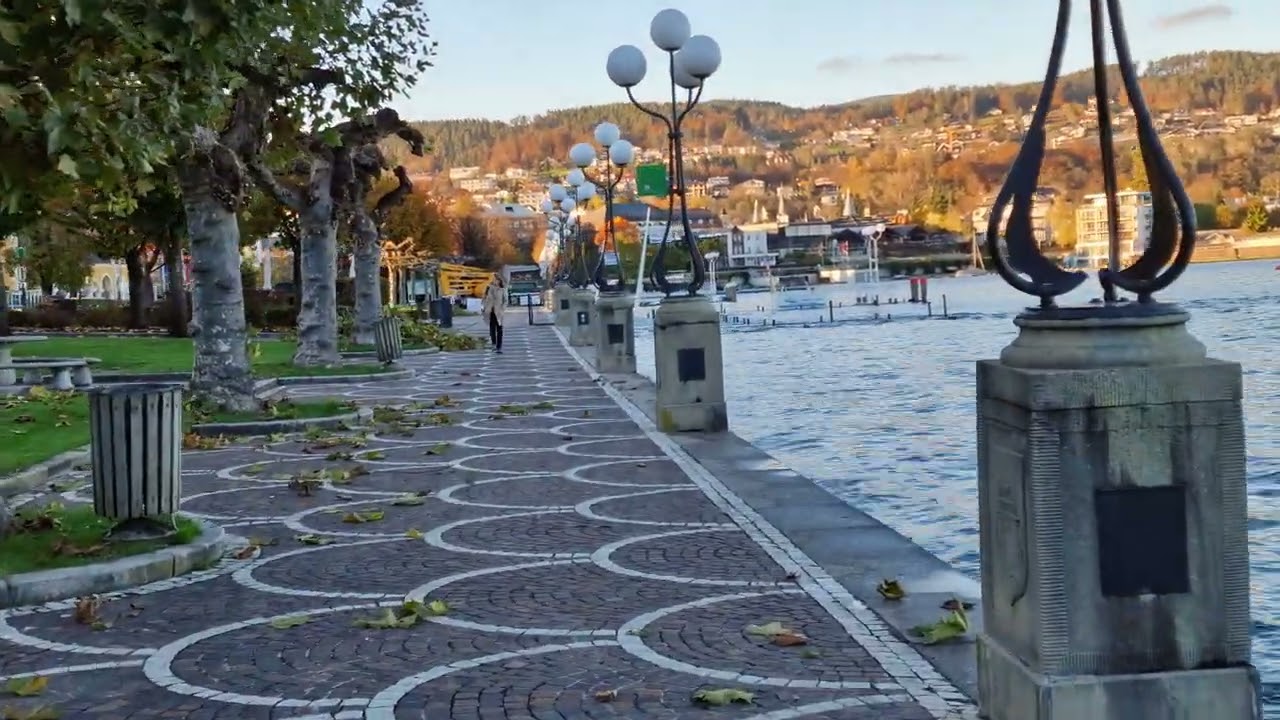 Velden am Wörthersee Klagenfurt Austria in autumn