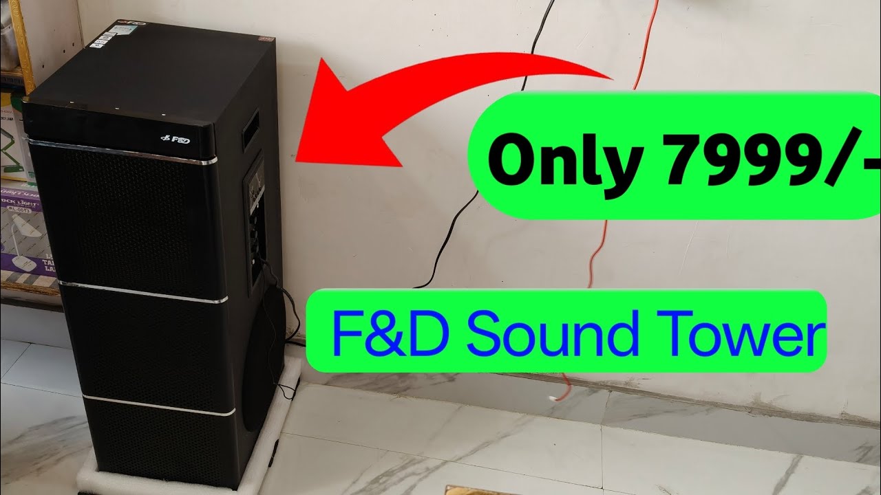 Best Sound box | Sound 3d Tower | F&D Sound Box #viral #video #tower #song #unplugged 