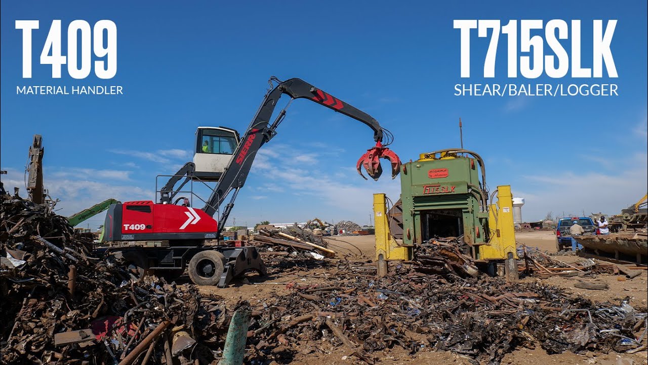Power in Motion: T715SLK & T409 Processing Recycled Metals