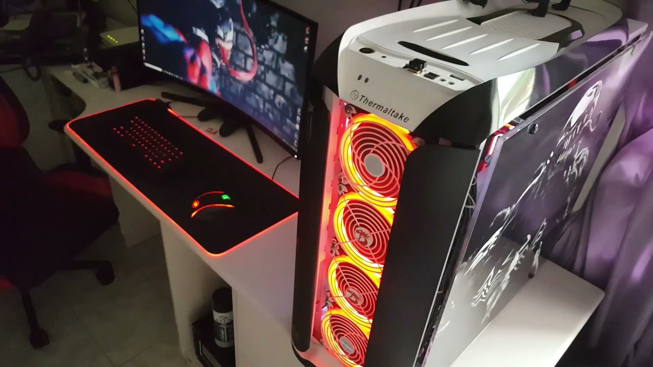 old pc  modding  THERMALTAKE ARMOR + BEFORE AND AFTER