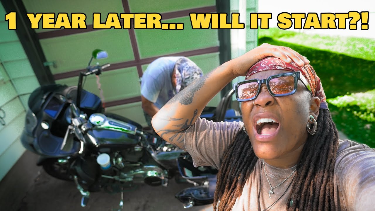 QueenSit Left $30,000 Motorcycle Outside for a YEAR Pt. 3 😳