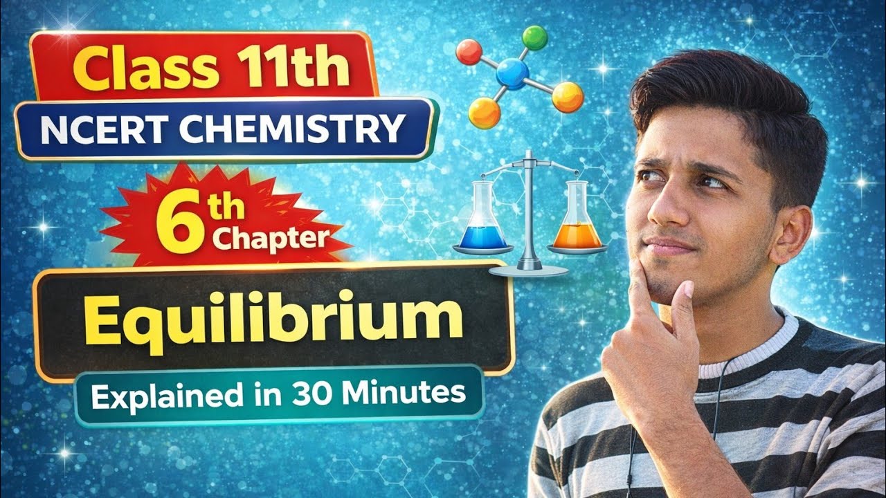 Class 11 Chemistry Chapter 6 | Equilibrium | NCERT Explained