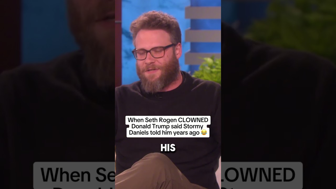 When Seth Rogen CLOWNED Trump over Stormy Daniels #sethrogen #trump #democrat