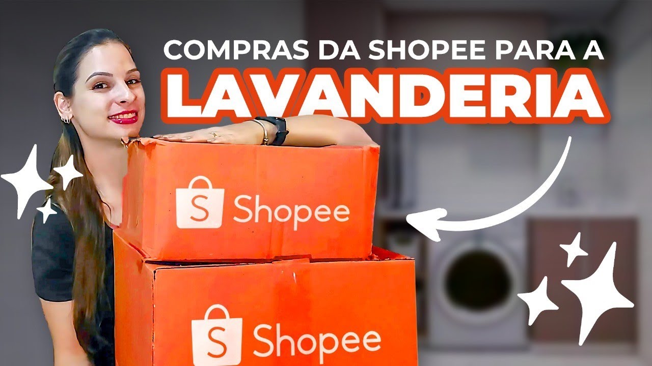ACHADINHOS da SHOPEE para a LAVANDERIA 🛍🫧 minha NOVA LAVANDERIA vai ficar LINDA!!