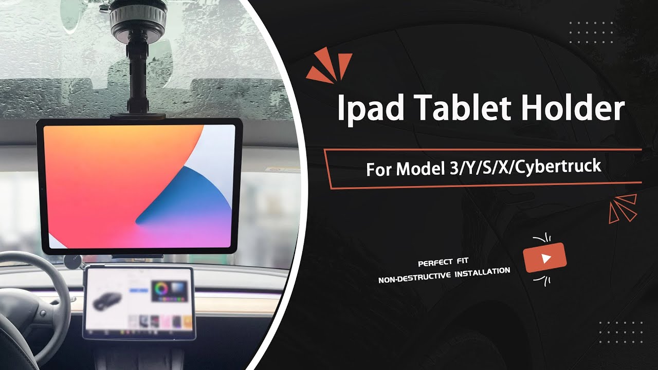 Car Rear Seat Hands-Free Ipad Tablet Holder for Tesla Model 3/Y/S/X/Cybertruck