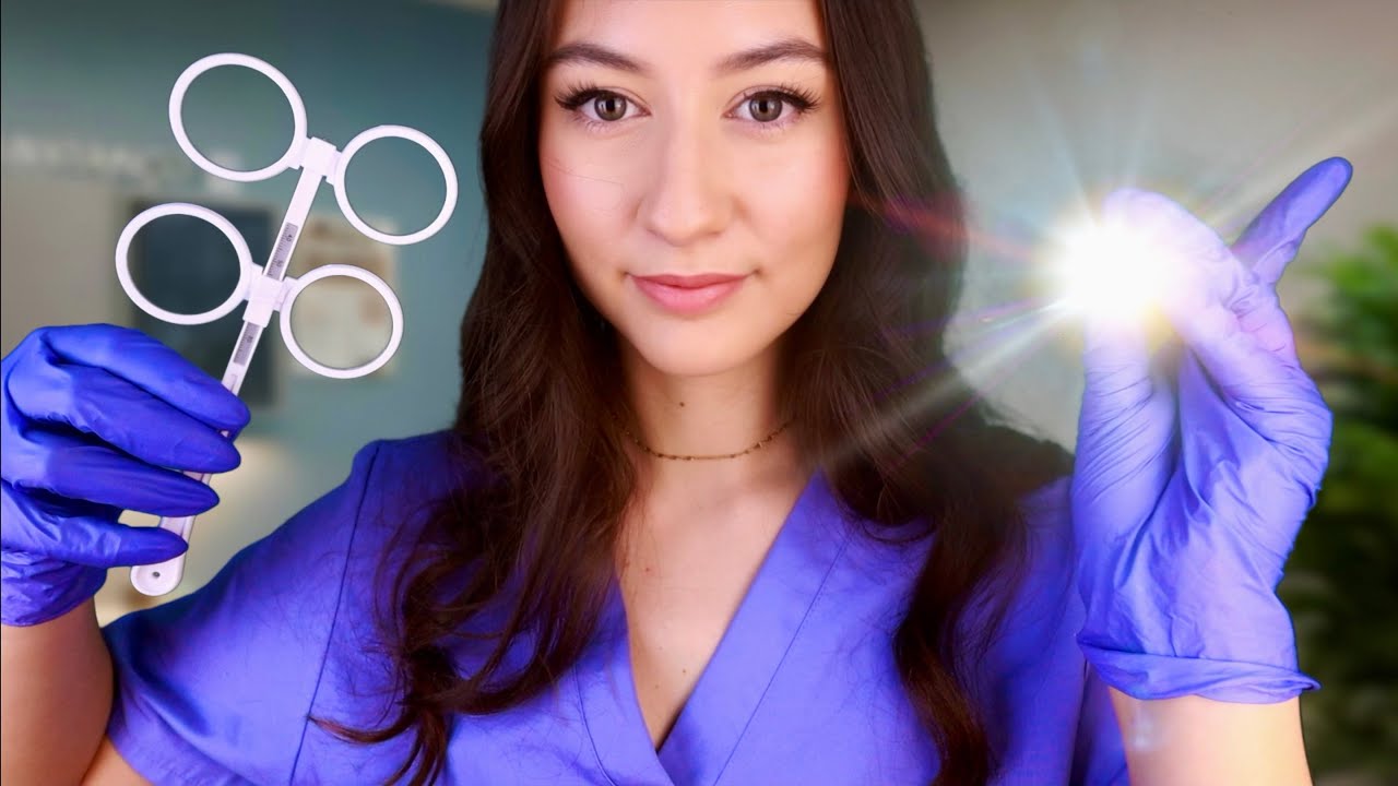 ASMR Fast Eye Exam ⚡️ Follow My Instructions & Vision Tests ~ Medical Roleplay